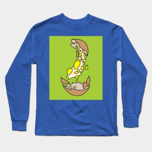 Crazy Eggs Design Long Sleeve T-Shirt